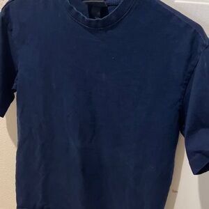 H&M Deep Blue Short Sleeve Tee